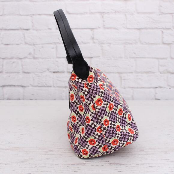 Miu Miu Spirit Tessuto Multicolor Nylon Mini Handbag Satchel Purse Handbag A4984 - Picture 10 of 12